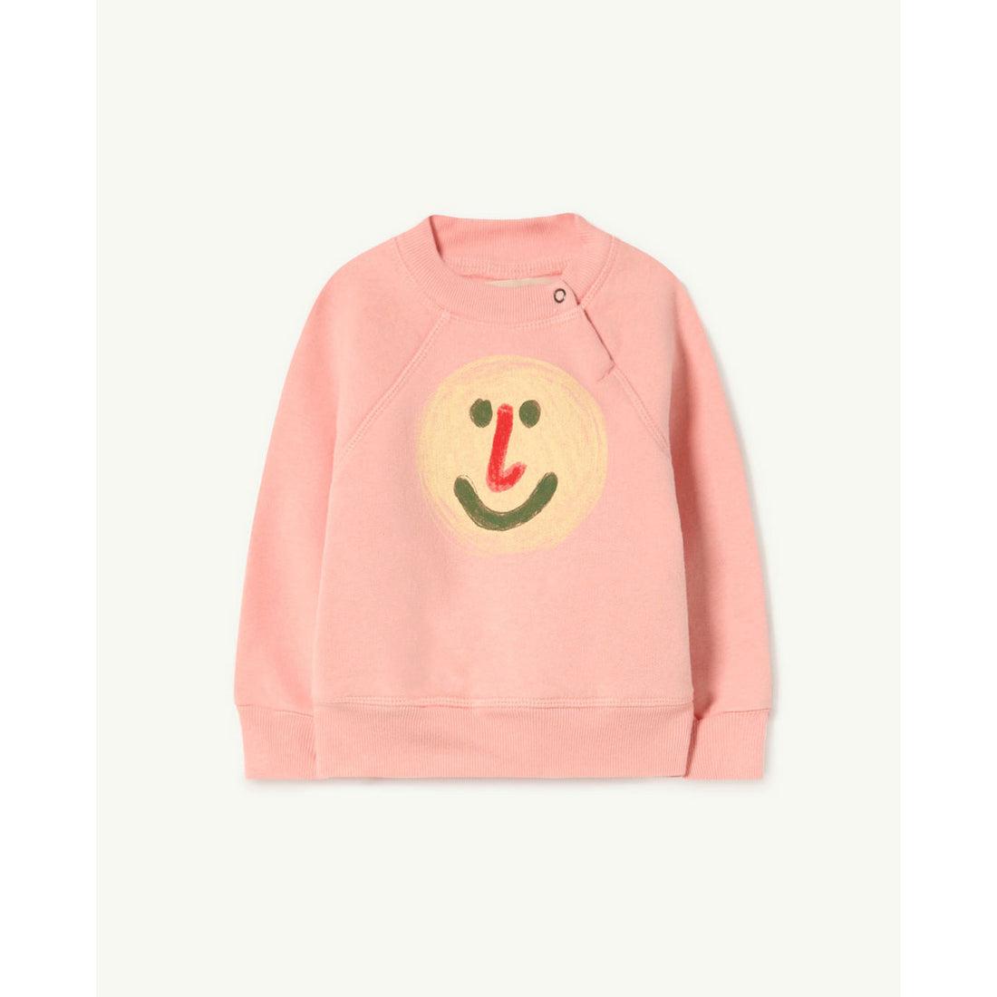 The Animals Observatory Pink Face Shark Baby Sweatshirt