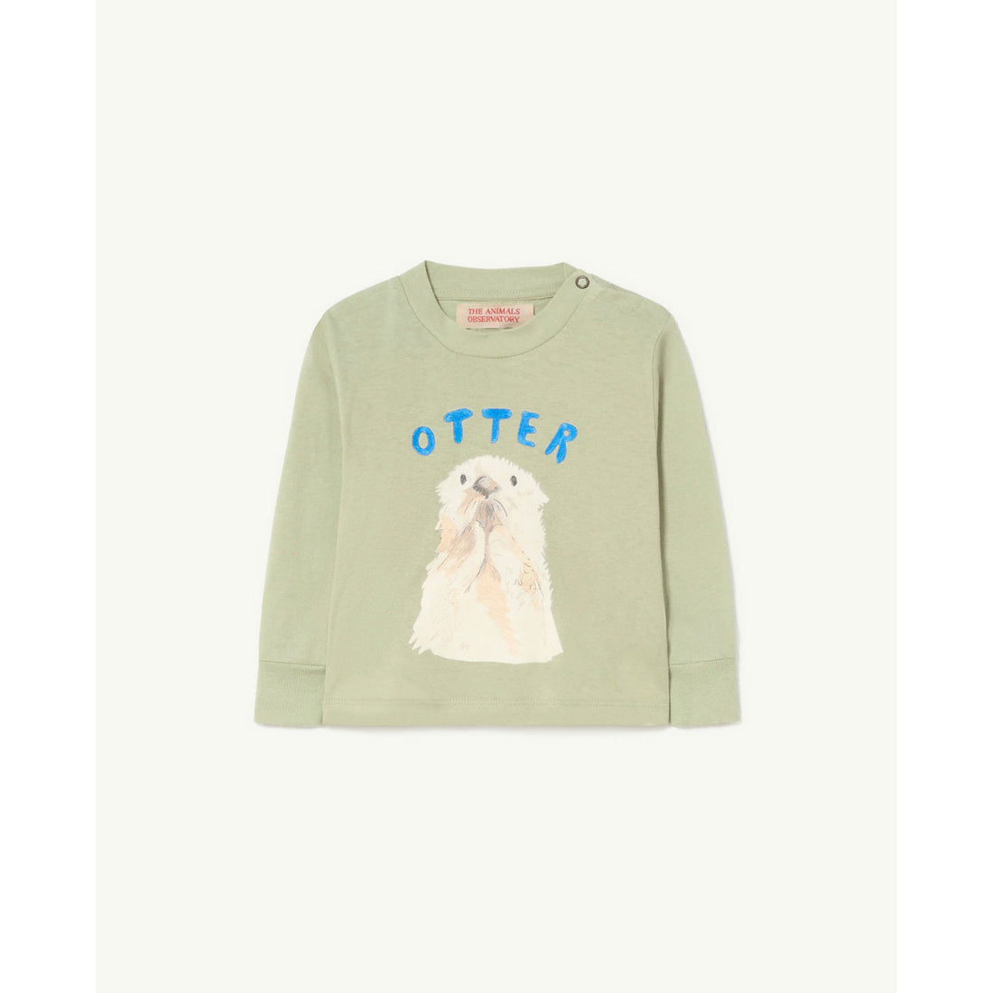 The Animals Observatory Sea Green Otter Dog Baby T-Shirt