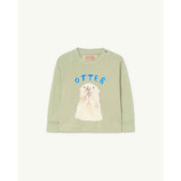 The Animals Observatory Sea Green Otter Dog Baby T-Shirt