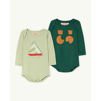 The Animals Observatory Dark Green Wasp Baby Body Pack