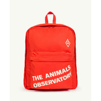 The Animals Observatory Red Logo Backpack