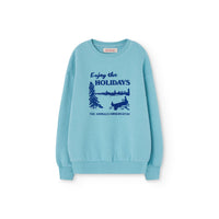 The Animals Observatory  Blue Bear Sweatshirt
