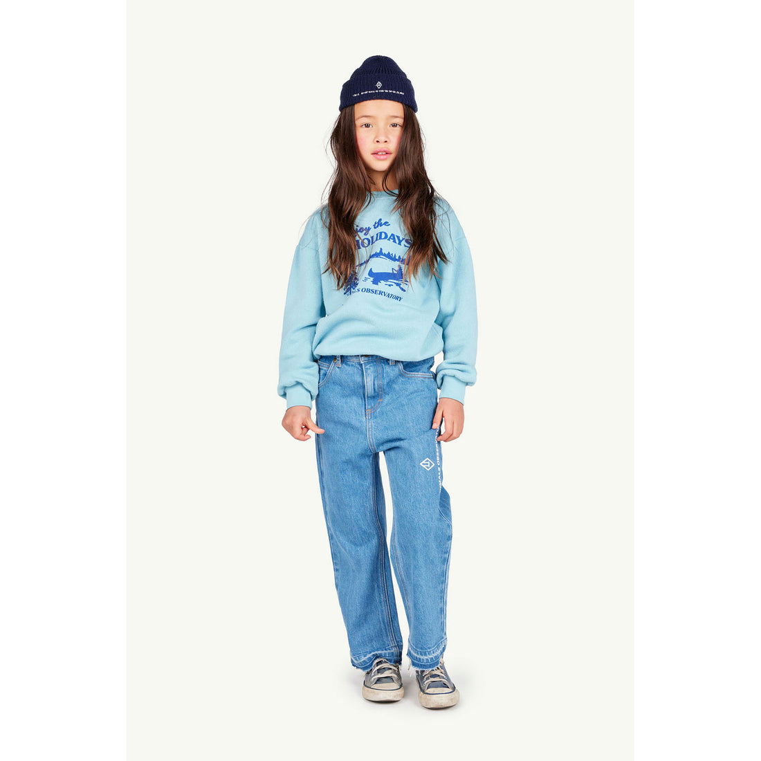 The Animals Observatory  Blue Bear Sweatshirt