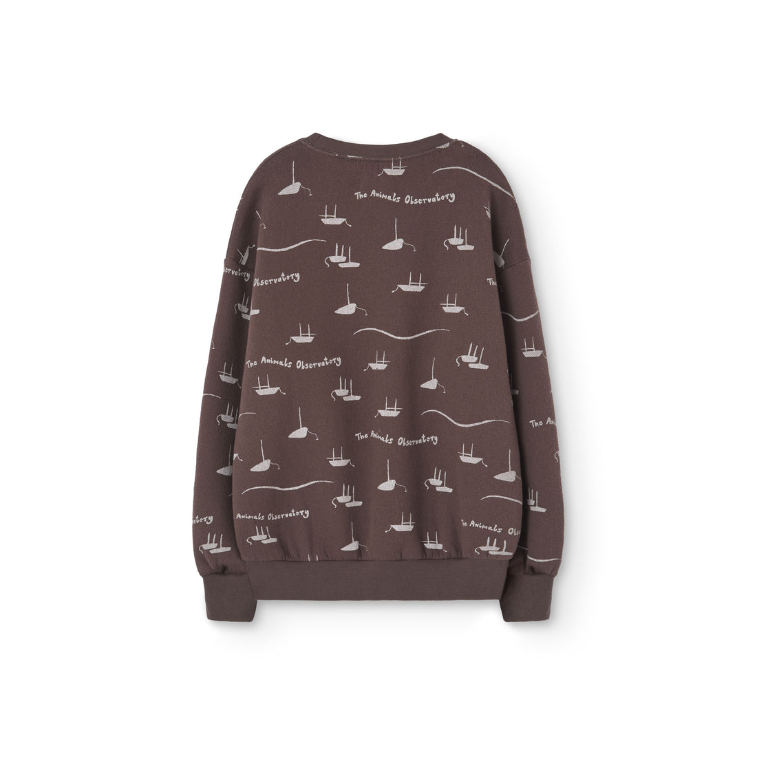 The Animals Observatory  Deep Brown Bear Sweatshirt