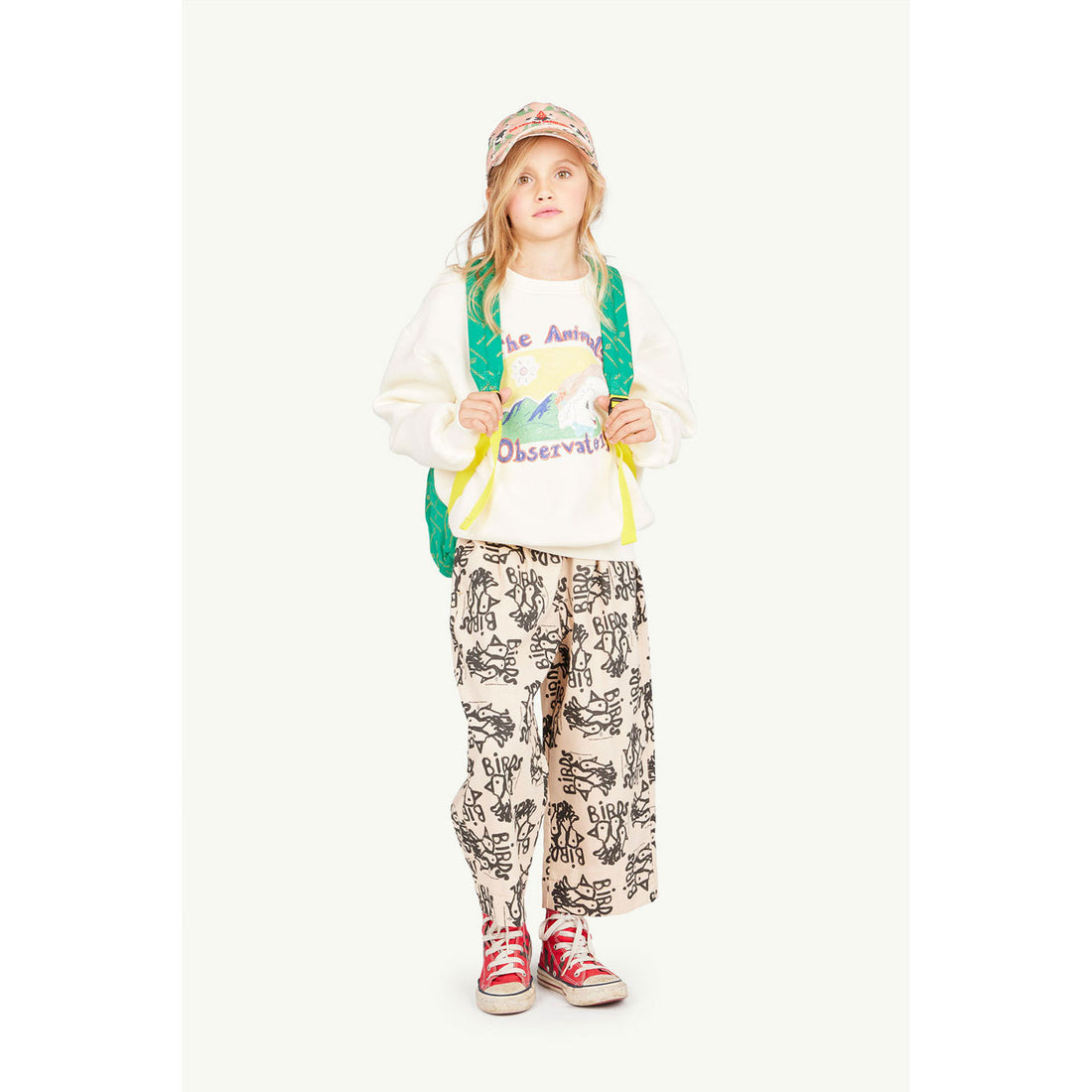 The Animals Observatory White Poodle Bear Sweatshirt