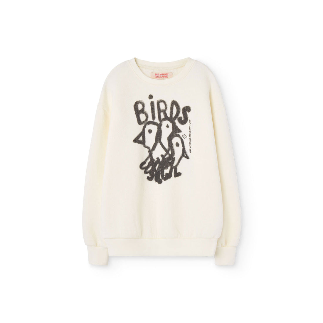 The Animals Observatory White Birds Bear Sweatshirt