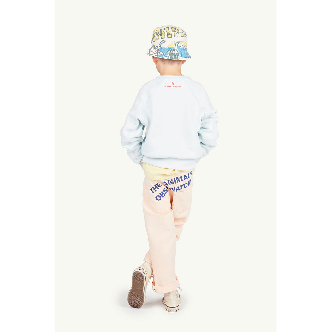 The Animals Observatory  Soft Blue Shark Sweatshirt