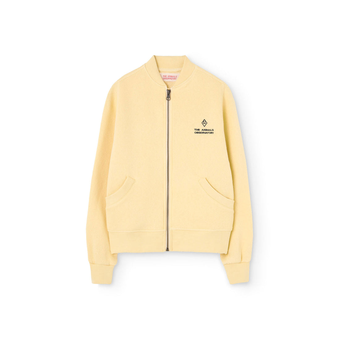 The Animals Observatory  Soft Yellow Zebra Sweatshirt
