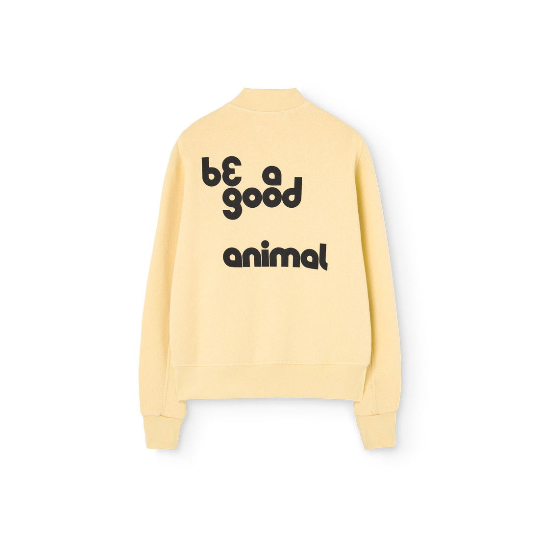 The Animals Observatory  Soft Yellow Zebra Sweatshirt