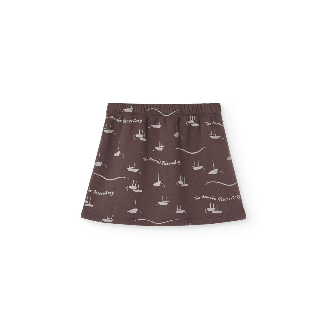 The Animals Observatory  Deep Brown Wombat Skirt