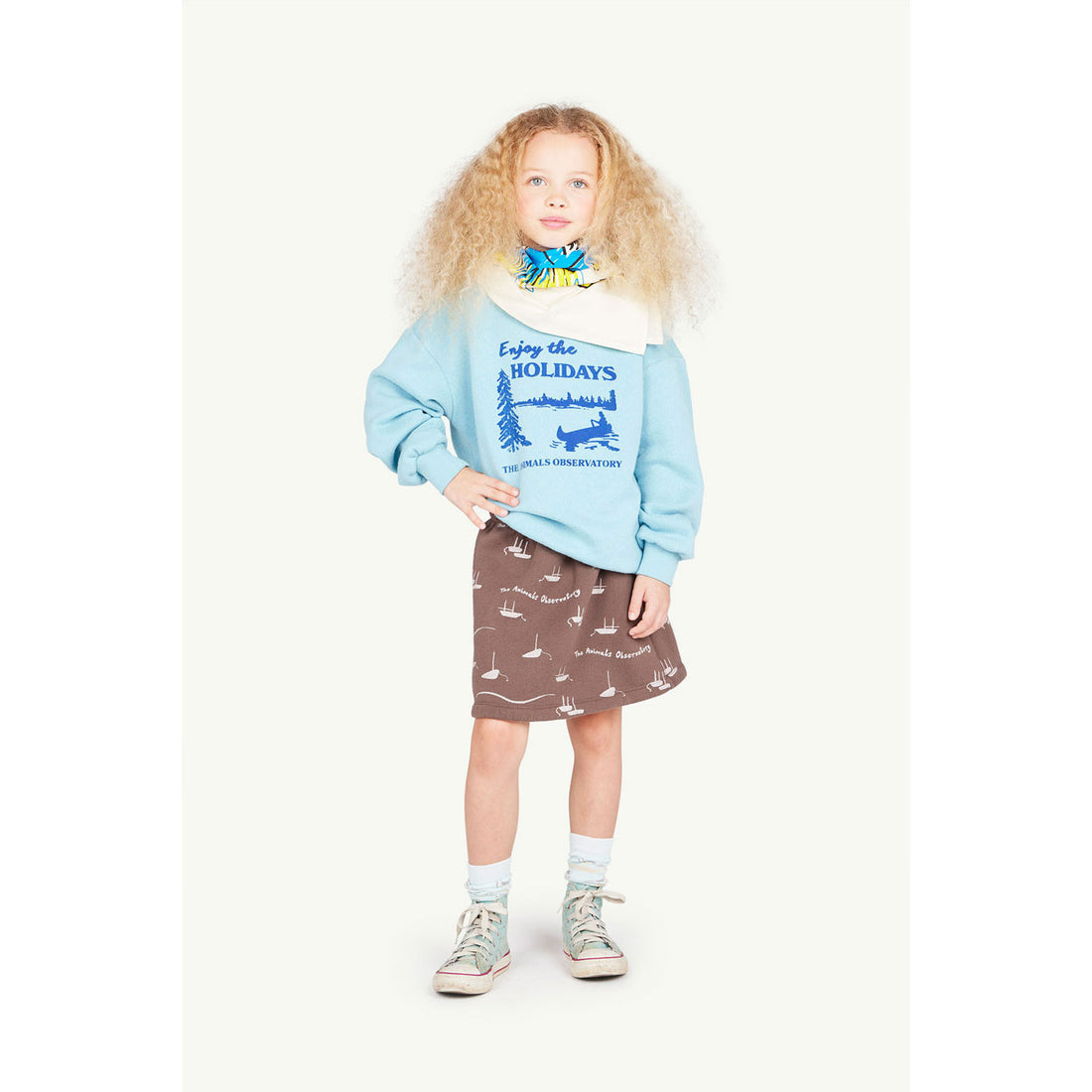 The Animals Observatory  Deep Brown Wombat Skirt