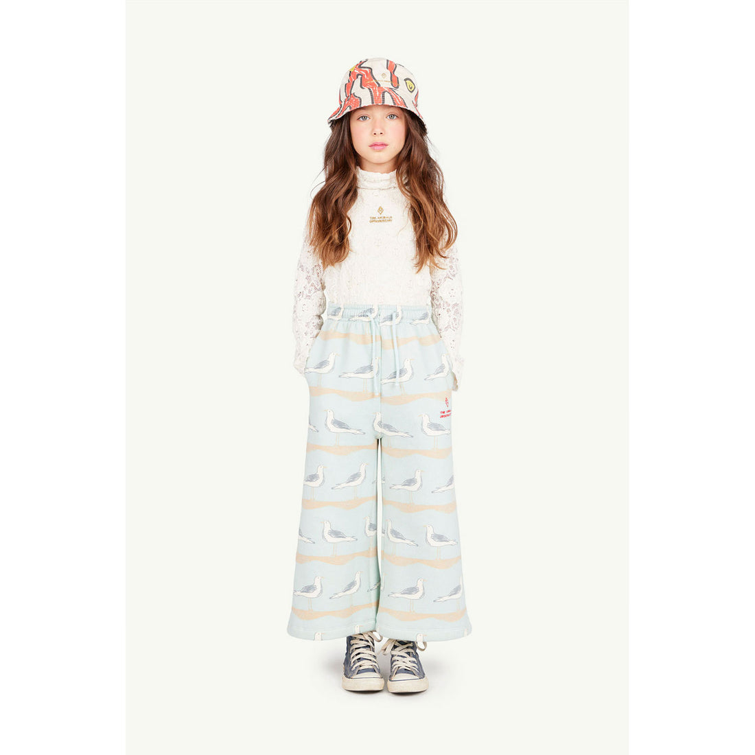 The Animals Observatory  White Lace Scamper Top