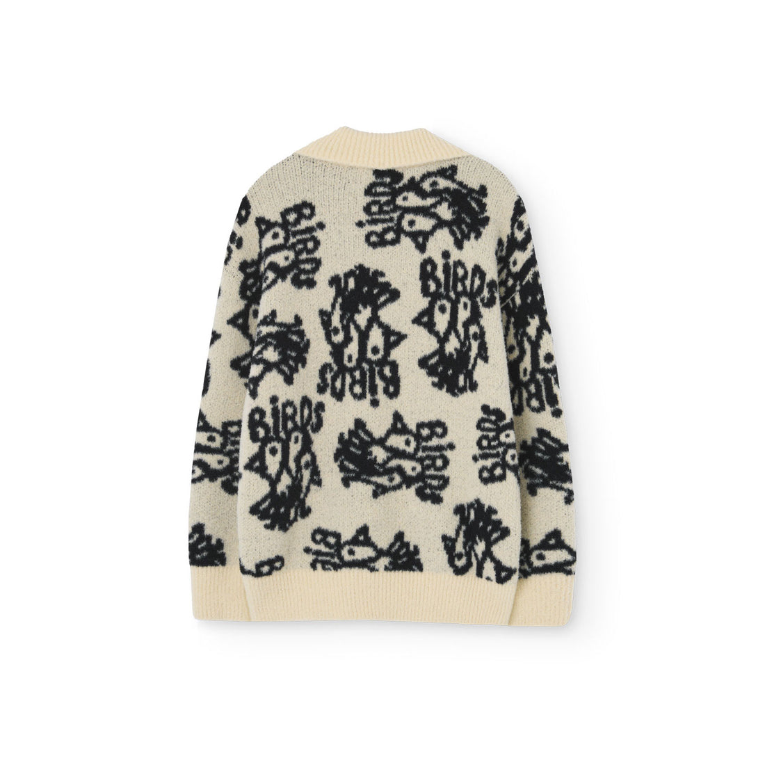 The Animals Observatory  Soft Yellow Raven Polo Sweater