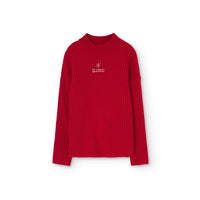 The Animals Observatory  Red Seal Turtleneck Sweater