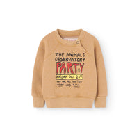 The Animals Observatory  Brown Baby Shark Sweatshirt