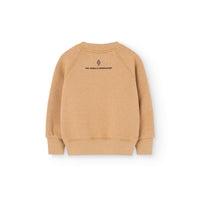 The Animals Observatory  Brown Baby Shark Sweatshirt