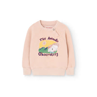 The Animals Observatory  Rose Baby Shark Sweatshirt