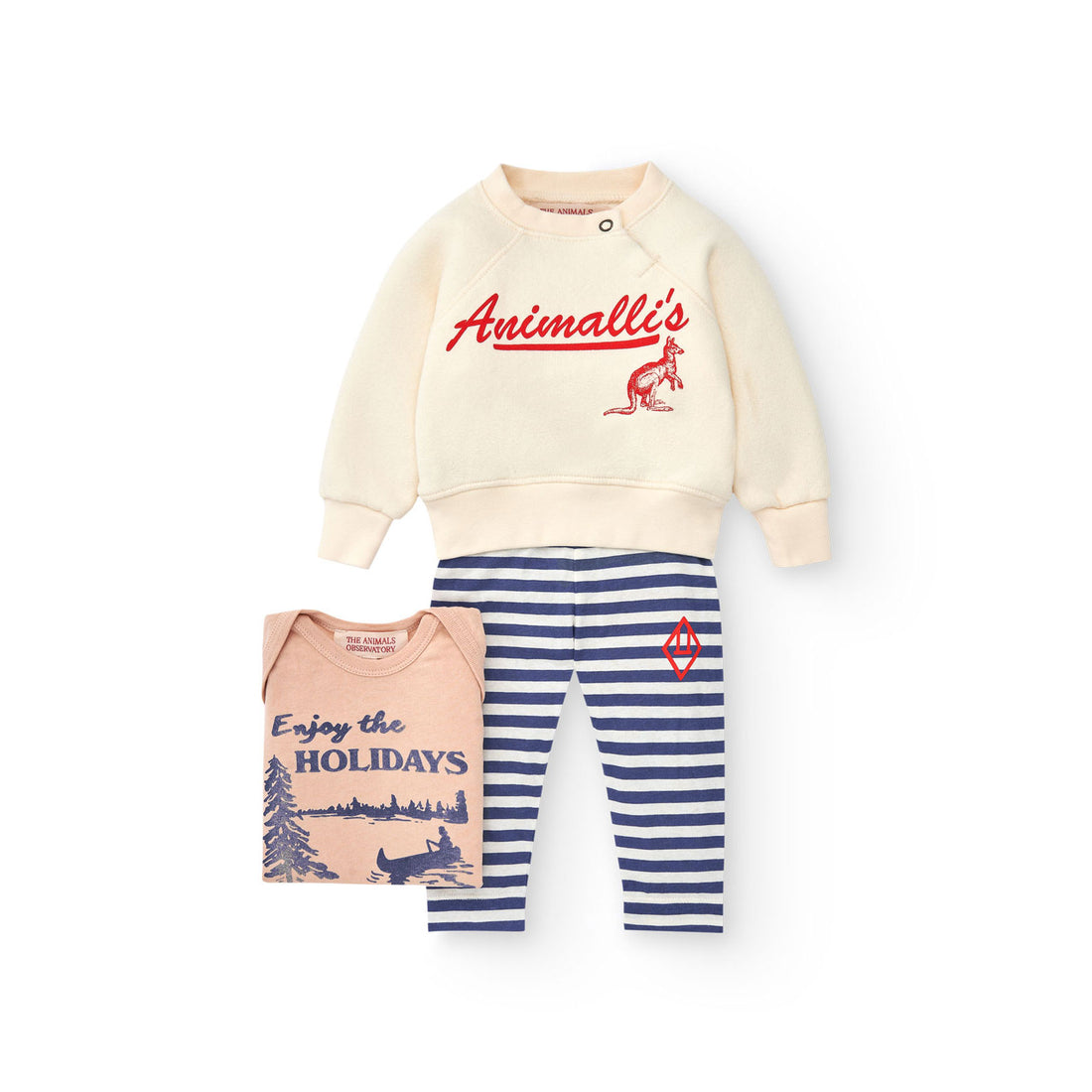The Animals Observatory  White Baby Shark Sweatshirt