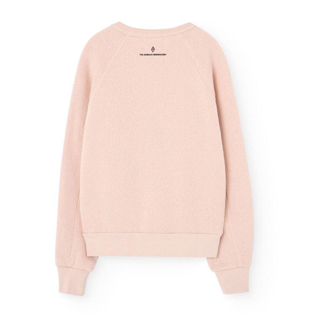 The Animals Observatory Light Pink Shark  Sweatshirt