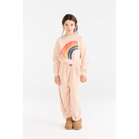 The Animals Observatory Light Pink Shark  Sweatshirt
