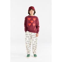 The Animals Observatory Burgundy Bear  Sweatshirt