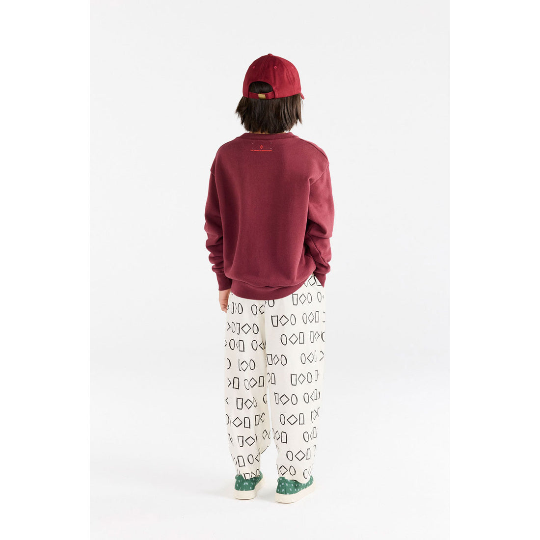 The Animals Observatory Burgundy Bear  Sweatshirt