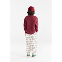 The Animals Observatory Burgundy Bear  Sweatshirt