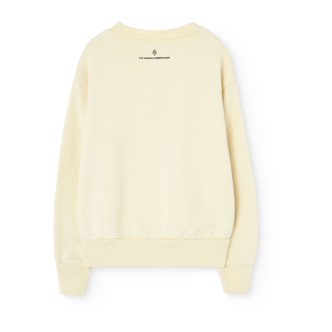 The Animals Observatory Flan Yellow Bear Sweatshirt