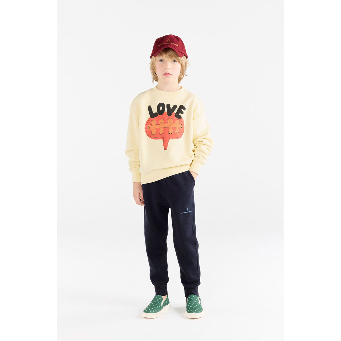 The Animals Observatory Flan Yellow Bear Sweatshirt