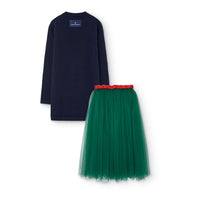 The Animals Observatory Black Mussel  Knit Dress