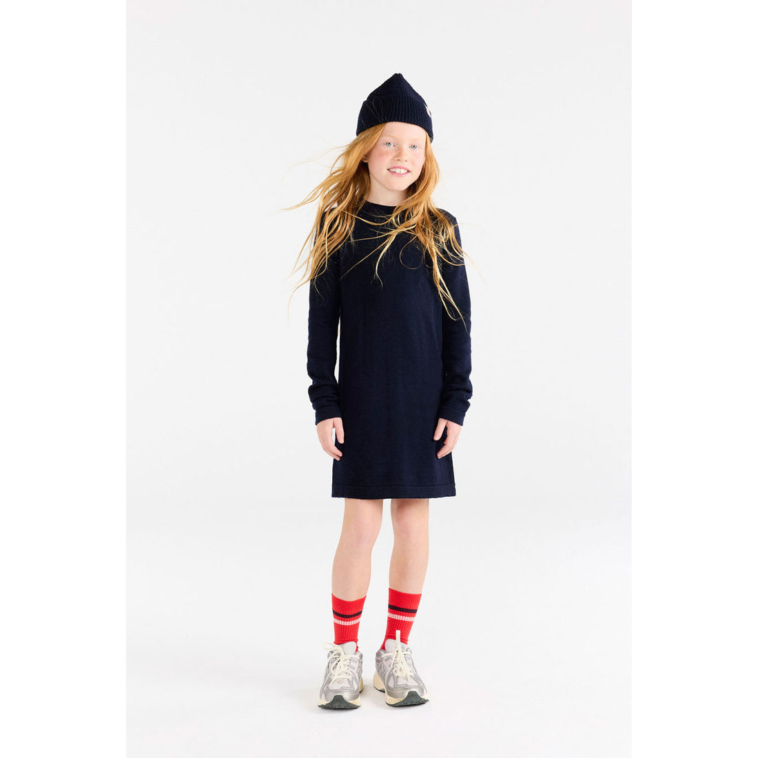 The Animals Observatory Black Mussel  Knit Dress