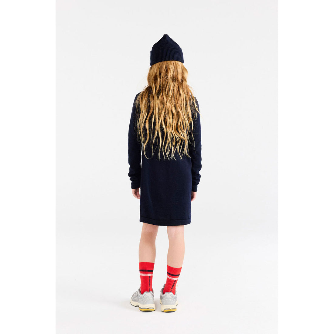The Animals Observatory Black Mussel  Knit Dress