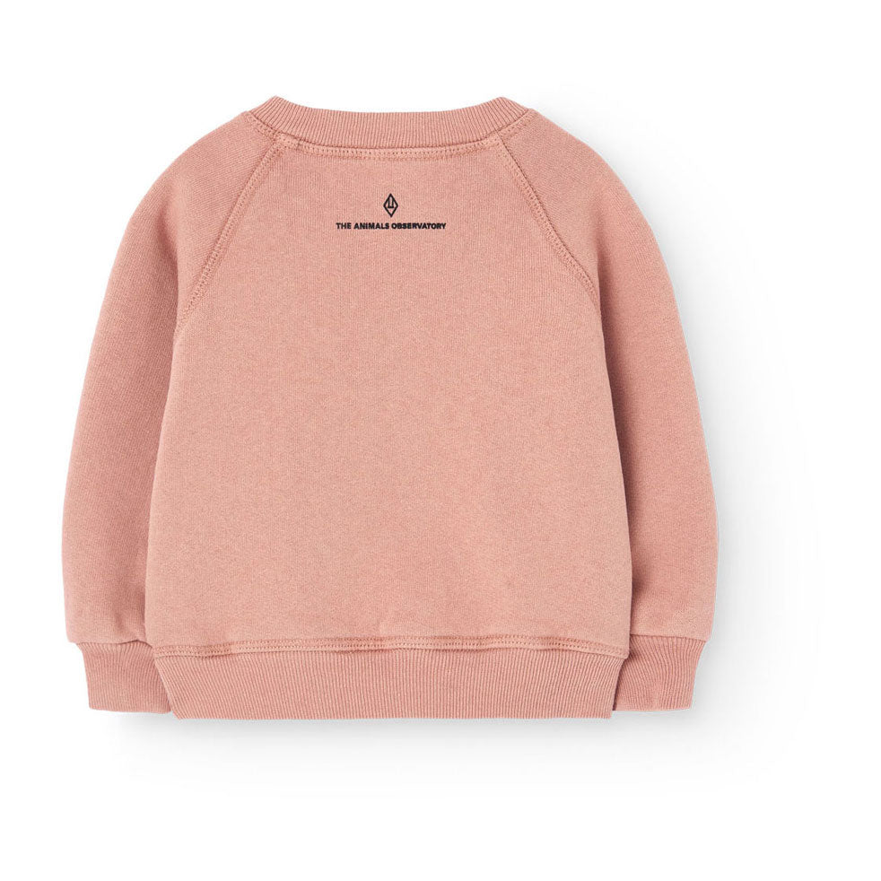 The Animals Observatory Pink Jackal Baby Sweatshirt