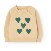 The Animals Observatory Yellow Jackal Baby Sweatshirt