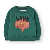 The Animals Observatory Green Jackal Baby Sweatshirt