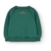 The Animals Observatory Green Jackal Baby Sweatshirt