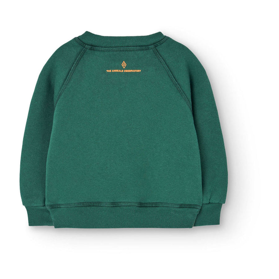 The Animals Observatory Green Jackal Baby Sweatshirt