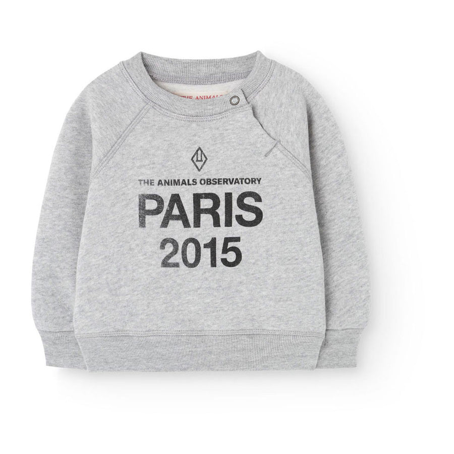 The Animals Observatory Grey Jackal Baby Sweatshirt