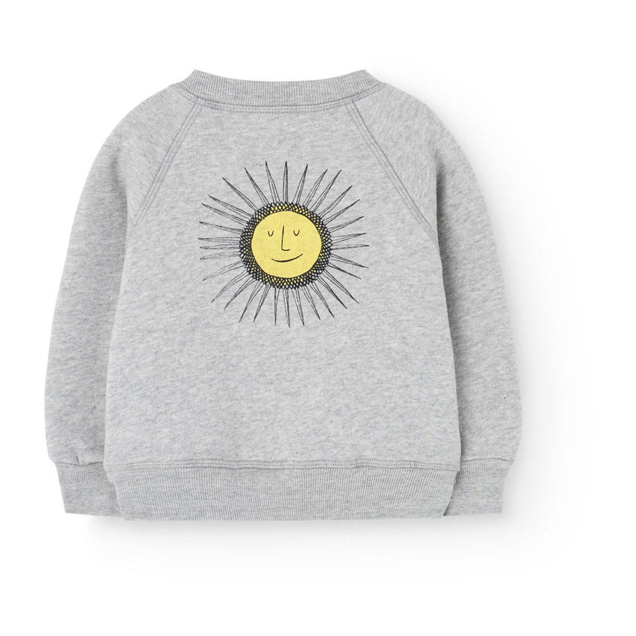 The Animals Observatory Grey Jackal Baby Sweatshirt