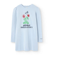 The Animals Observatory Blue Bug  Mini Dress
