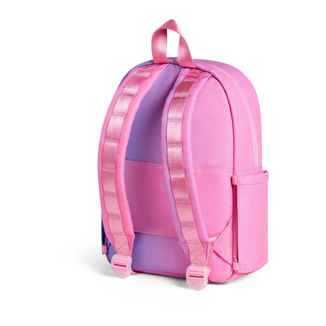 State Bags Pink Ombre Fuzzy Hearts Kane Backpack
