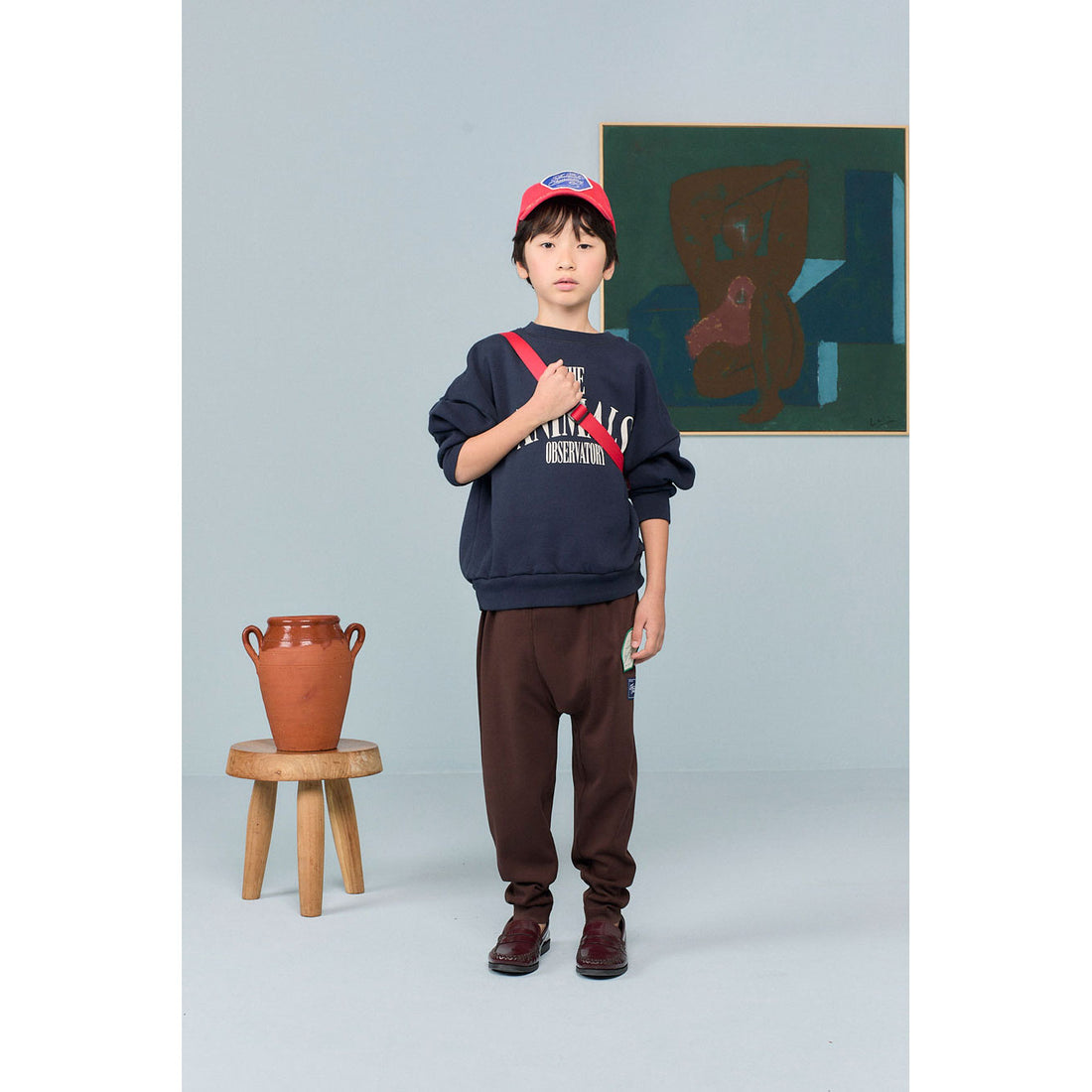 The Animals Observatory Navy Killifish Sweatshirt