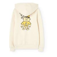 The Animals Observatory  Raw White Goat Hoodie
