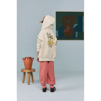The Animals Observatory  Raw White Goat Hoodie