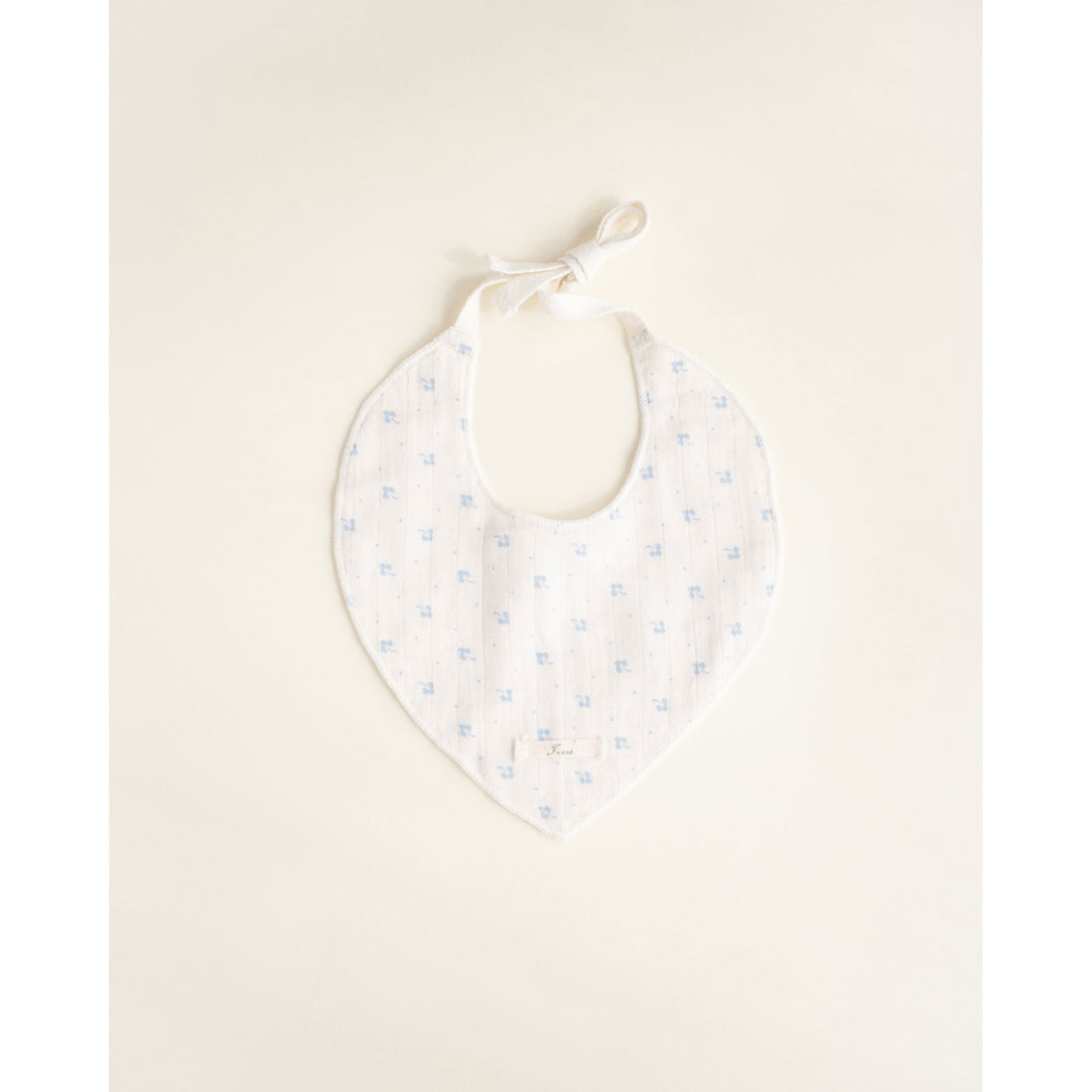 Ferne Blue Calico Drool Bib