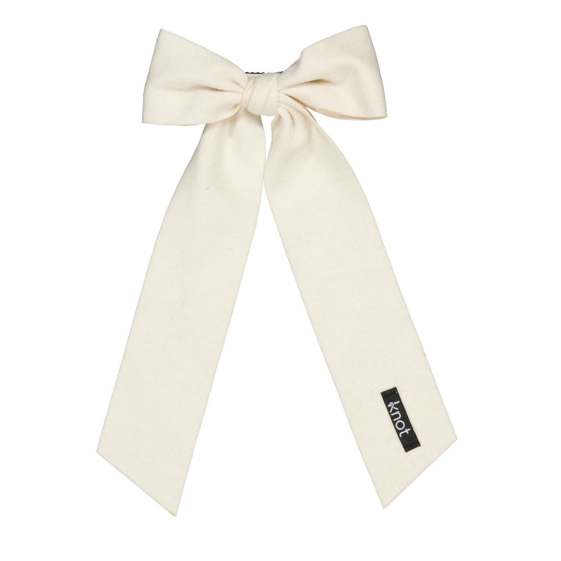 Knot Hairbands Dove Feather Felt Long Bow Clip