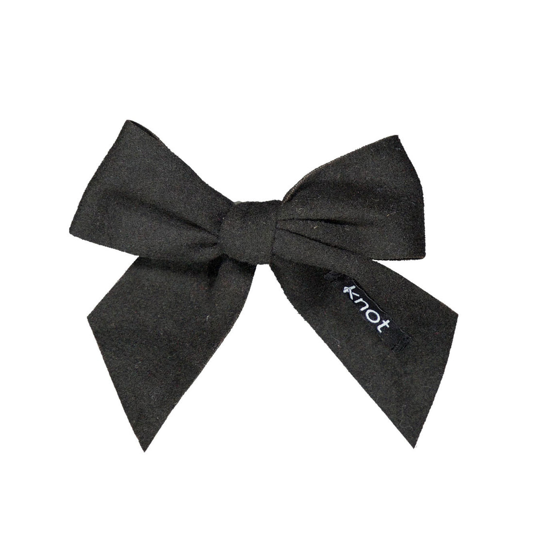 Knot Hairbands Blackbird Feather Felt Short Bow Clip
