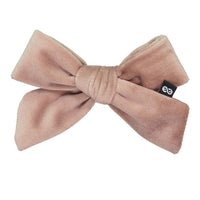 Knot Hairbands  Blush Felted Velvet Bow Clip