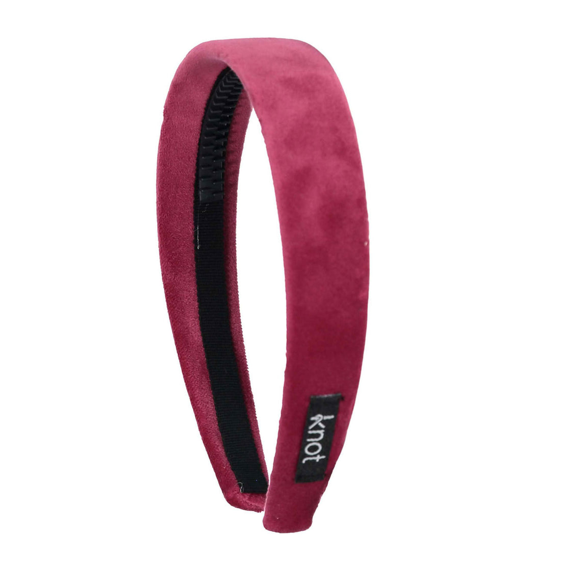 Knot Hairbands  Berry Felted Velvet Headband
