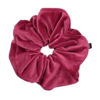 Knot Hairbands  Berry Felted Velvet Scrunchie